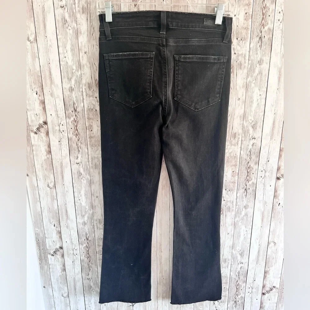 Paige Cropped Flare Jeans Size 4